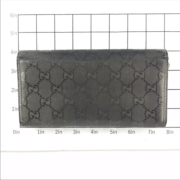 ❌SOLD❌ Gucci Dark Gray Wallet With Chain Strap! - Picture 3 of 13